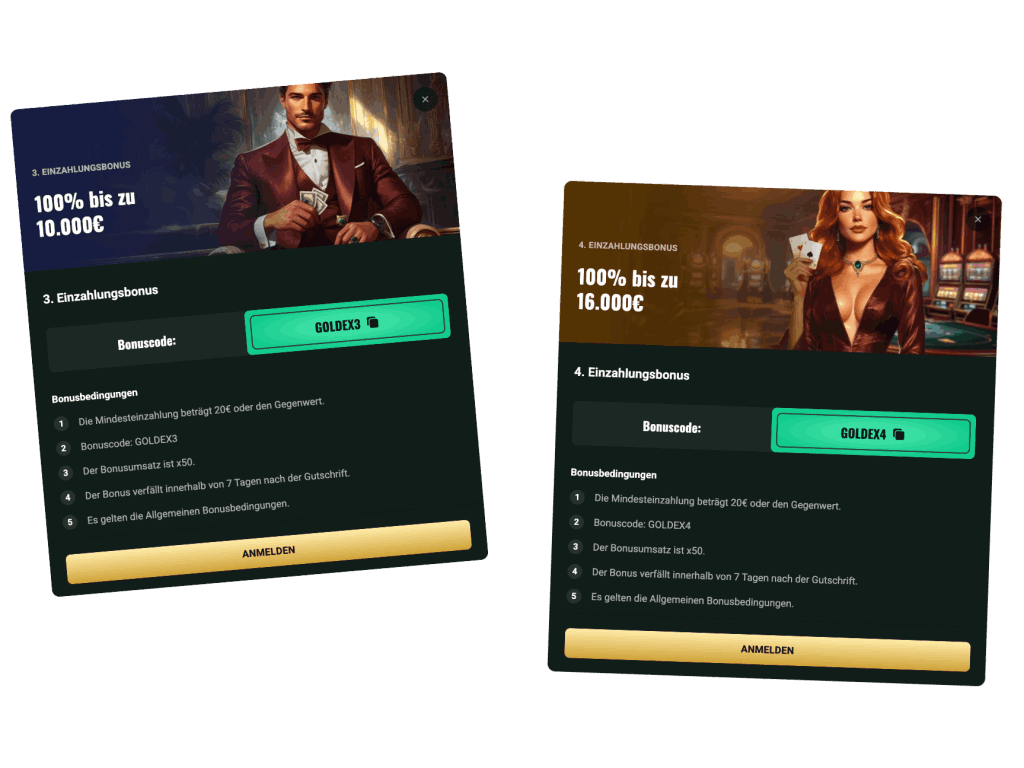 Goldex Promotionen